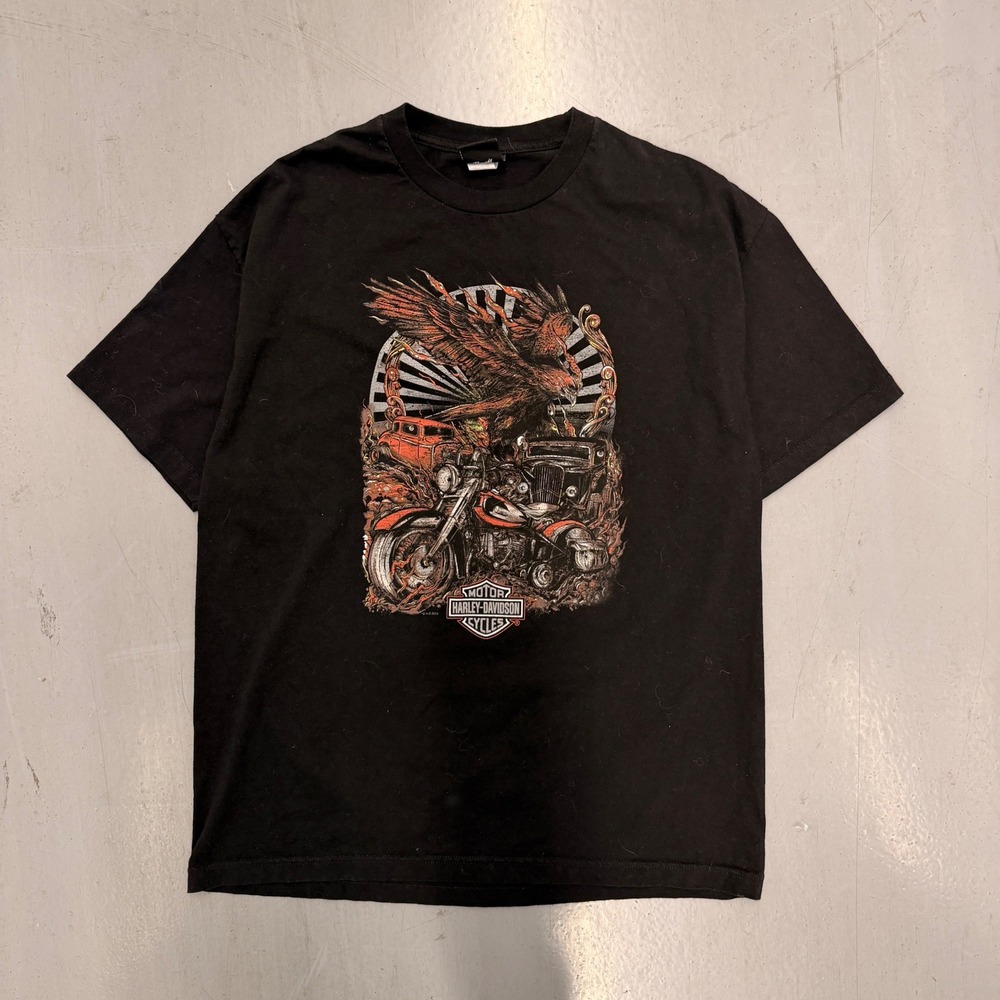 Harley-Davidson Peoria Arizona Eagle Graphic‎ T-Shirt Black Mens XL 2014